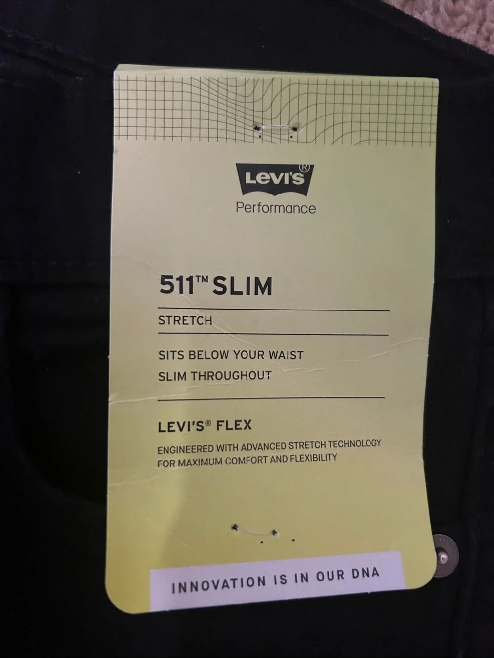 Levi's 511 Slim Stretch Jeans - Black